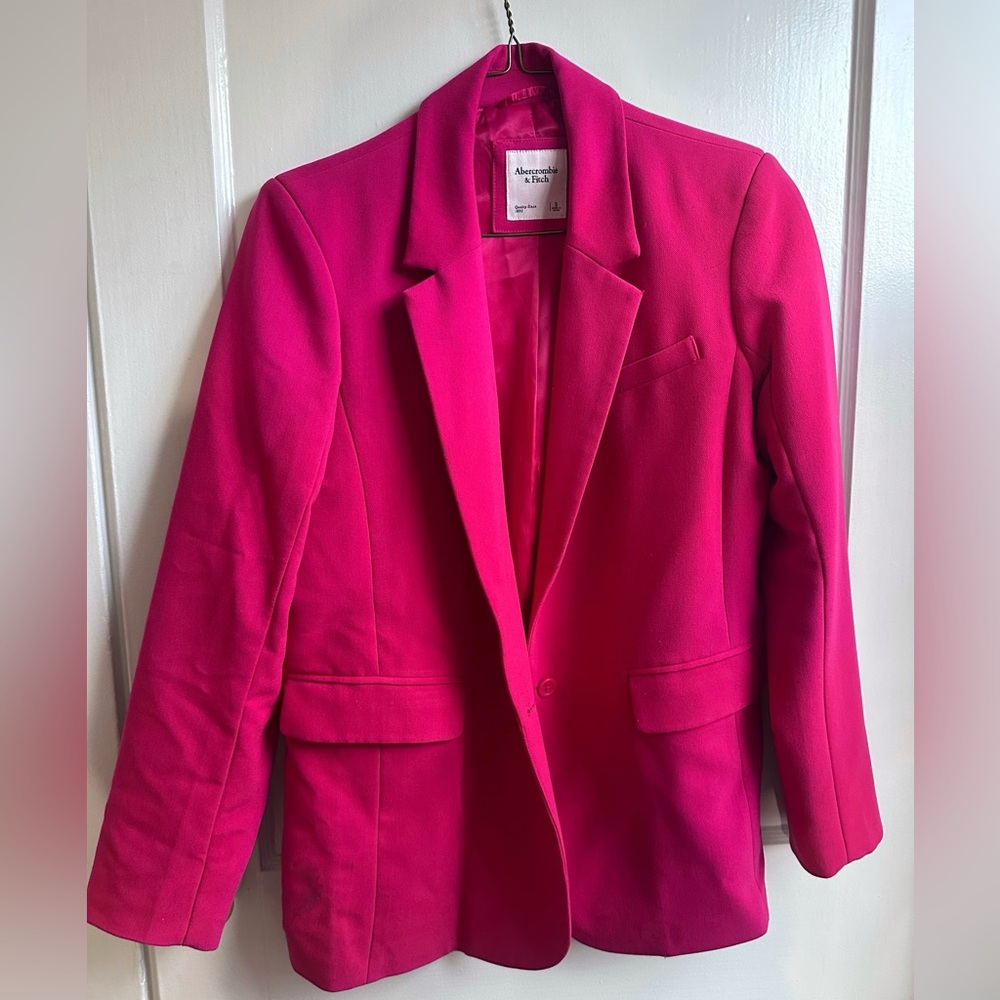 Abercrombie & Fitch Women's Fuchsia Blazer